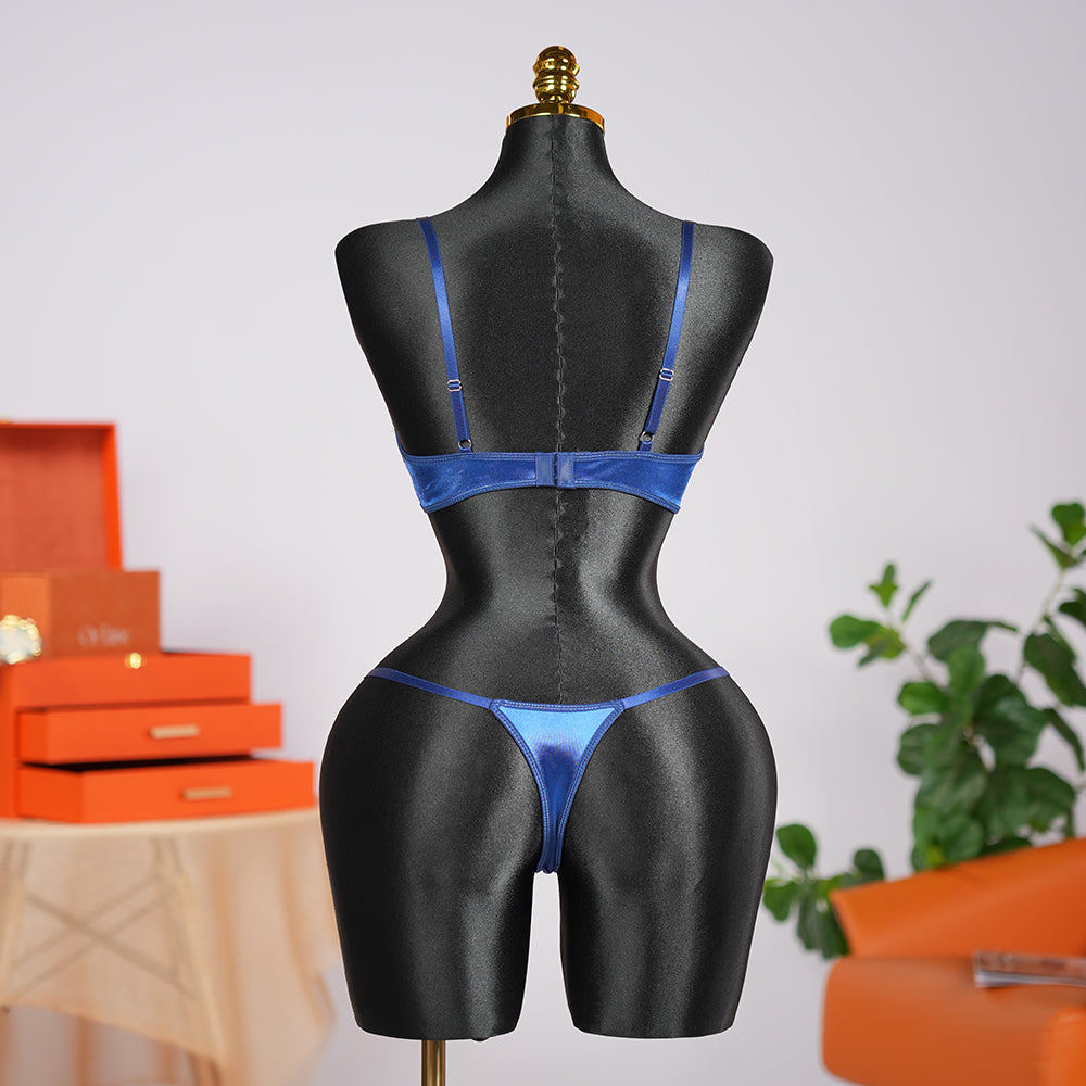 Floral Embroidery Lace Lingerie Set