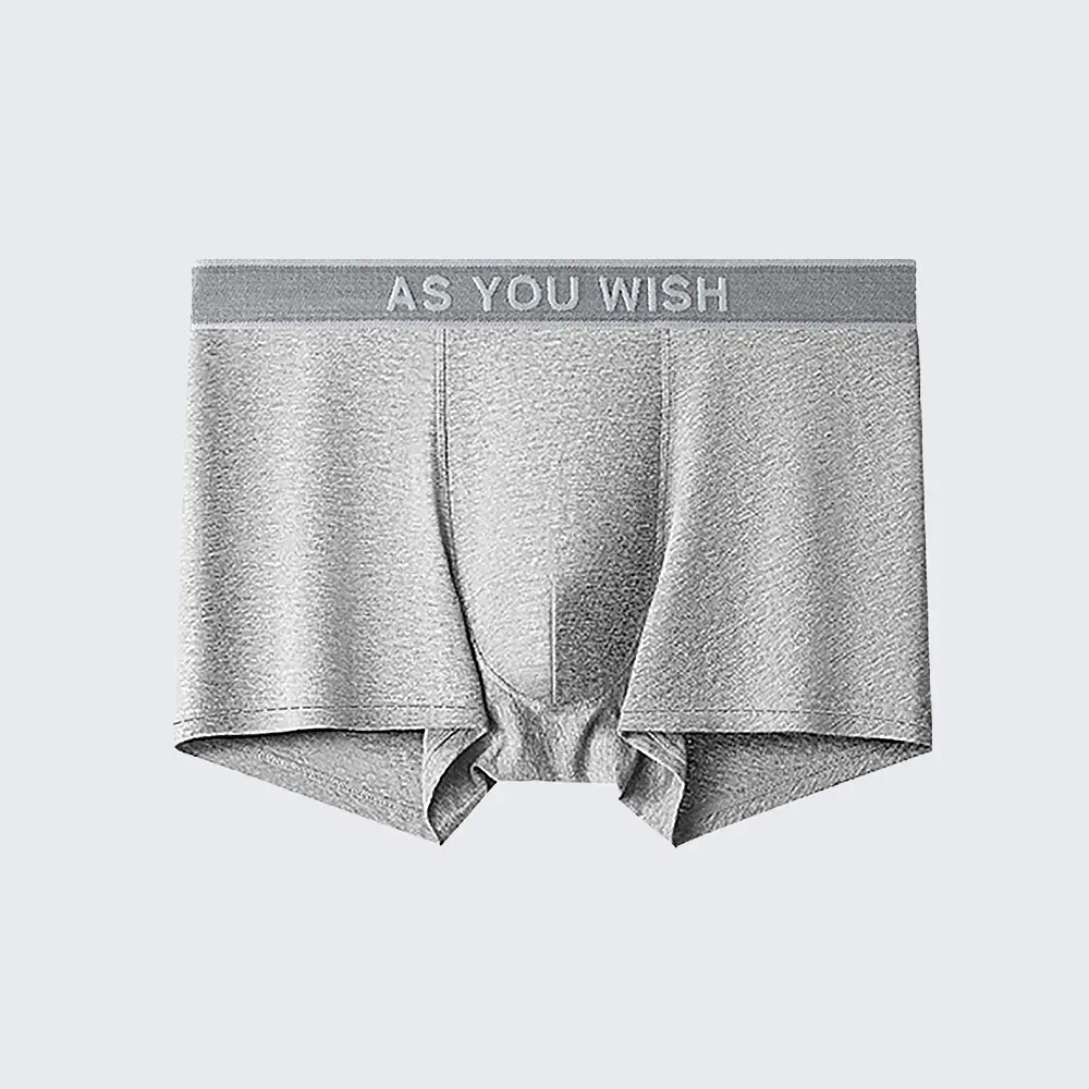 Men's Breathable Comfort Anti-Bacterial 80S Cotton Boxer Briefs