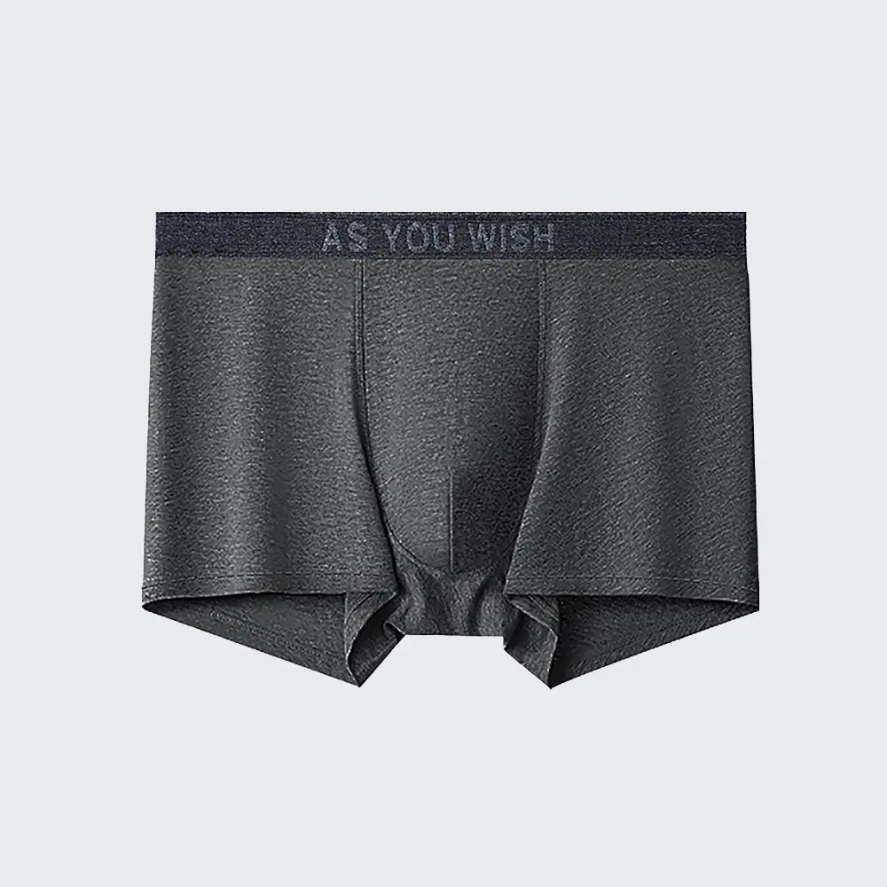 Men's Breathable Comfort Anti-Bacterial 80S Cotton Boxer Briefs