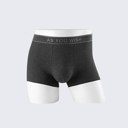 Men's Breathable Comfort Anti-Bacterial 80S Cotton Boxer Briefs