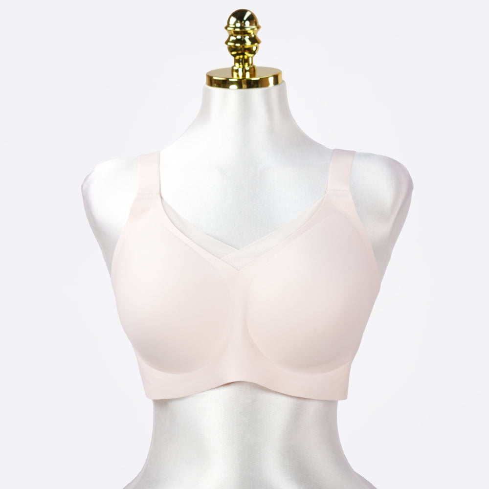Plus Size Wireless Seamless Padded Natural Lift Bra